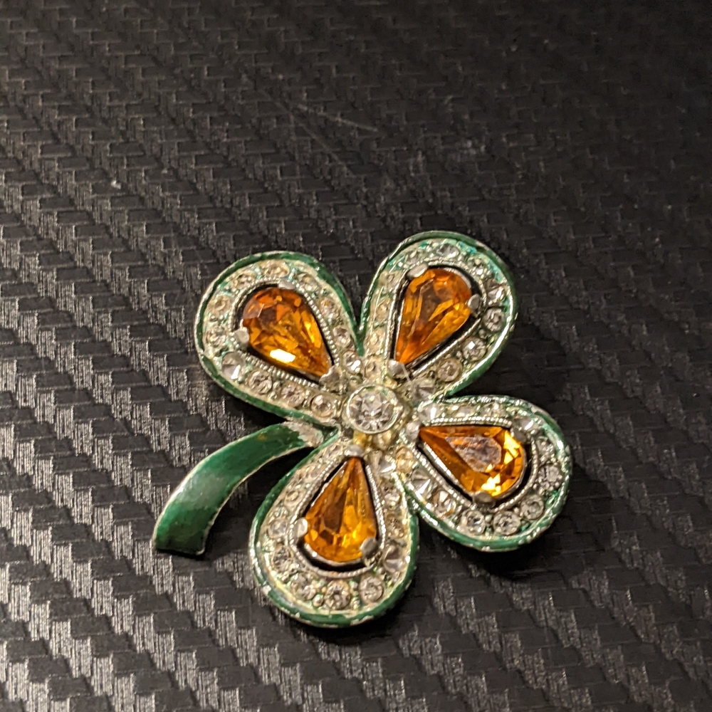Shamrock Brooch